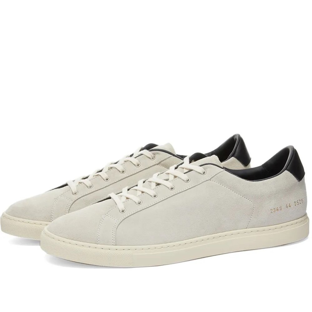 NIB Common Projects Retro Low Suede